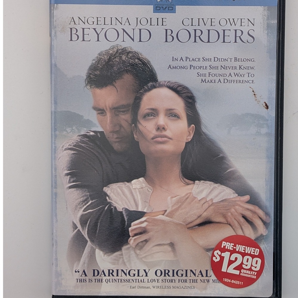 Beyond Borders DVD Angelina Jolie Clive Owen Widescreen Collection Pre Viewed